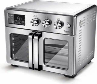 TurboTronic AFD32 Airfryer XXL en Oven 32L Zilver