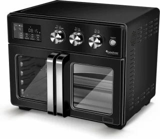 TurboTronic AFD32 Airfryer XXL en Oven Zwart 32L