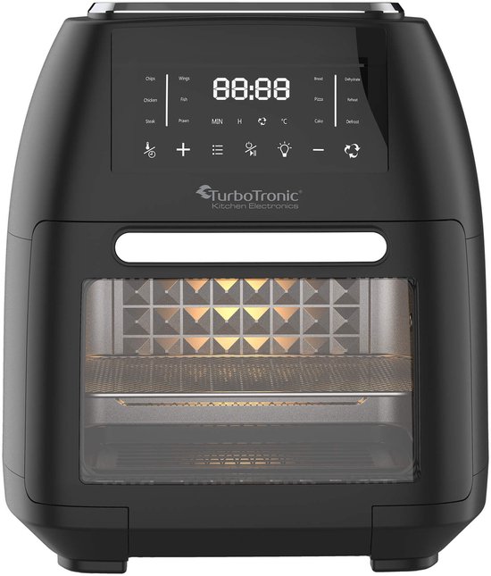 Turbotronic AirChef AF-260 Airfryer XL 12L Zwart