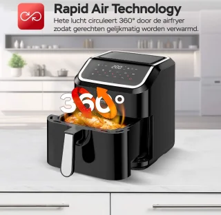 Turbotronic AirChef XL 5L Heteluchtfriteuse Zwart