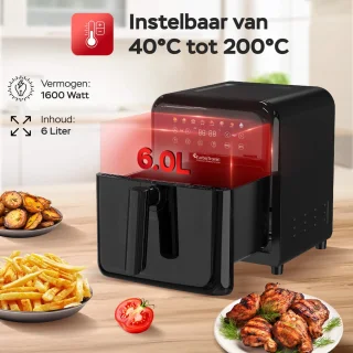 Turbotronic Airfryer XL AirChef 6L