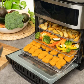 TZS First Austria Airfryer Oven XXL 13L Zwart