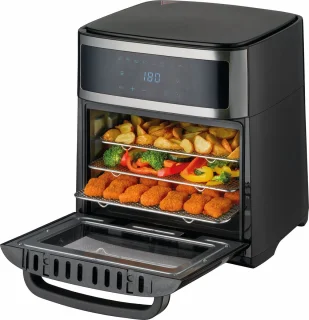 TZS First Austria Airfryer Oven XXL 13L Zwart