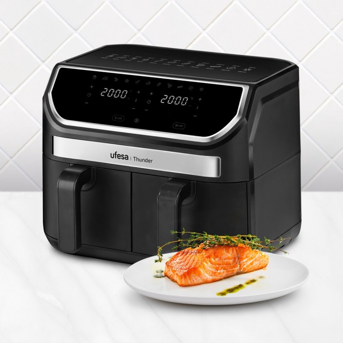 Ufesa Thunder Airfryer 9L Dual Cooking