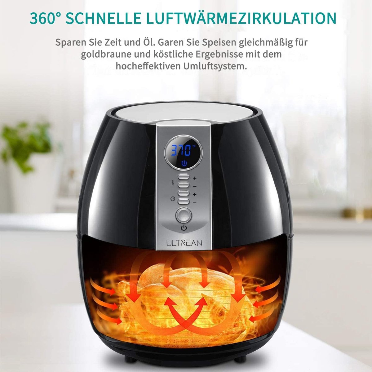 Wat vinden we goed aan de Ultrean Air fryer 4L elektrisch
