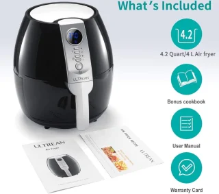 Ultrean Air fryer 4L elektrisch