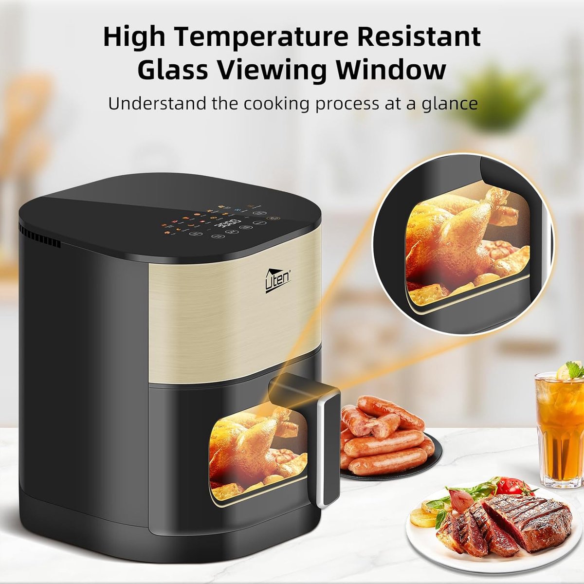 Uten Airfryer XXL 200E Goud
