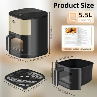 Uten Airfryer XXL 200E Goud