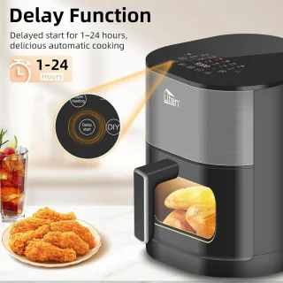 Uten Airfryer XXL 200E Grijs 5.5L