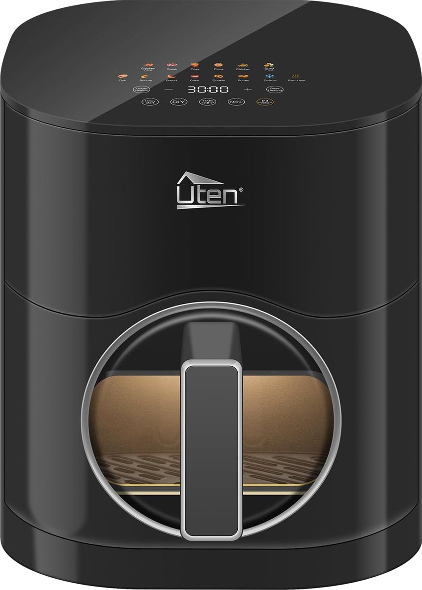Uten Airfryer XXL 200E Heteluchtfriteuse 5.5L Zwart