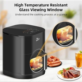 Uten Airfryer XXL 200E Heteluchtfriteuse 5.5L Zwart