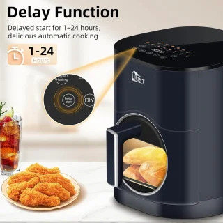 Uten Airfryer XXL 200E Saffier Blauw 5.5L