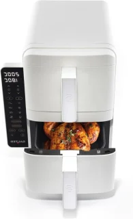 Verticale airfryer 9 liter wit
