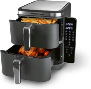 Verticale Heteluchtfriteuse Dubbele Kamer