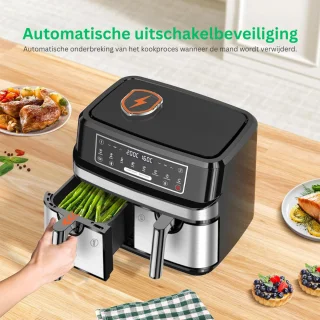 VH Supplies® Dubbele Airfryer XXL