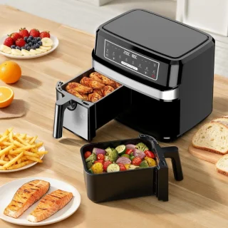 VH Supplies® Dubbele Airfryer XXL