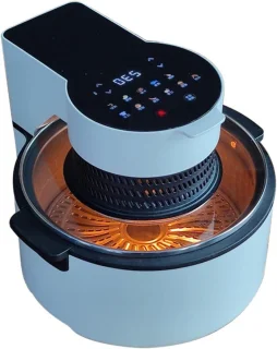 Visuele airfryer 5.5 liter multicolor