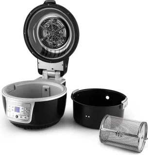 VitAir Turbo Heteluchtfriteuse 9L Grijs-Zwart