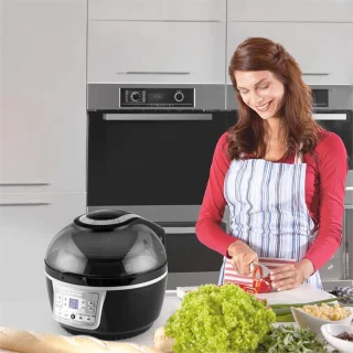 VitAir Turbo Heteluchtfriteuse 9L Grijs-Zwart