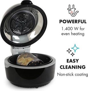 VitAir Turbo Heteluchtfriteuse 9L Grijs-Zwart