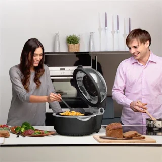VitAir Turbo Heteluchtfriteuse 9L Grijs-Zwart