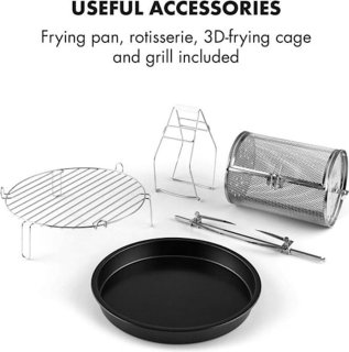 VitAir Turbo Heteluchtfriteuse 9L Grijs-Zwart