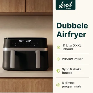 Vivid Airfryer Sync Finish XXL - Dubbele heteluchtoven