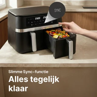 Vivid Airfryer Sync Finish XXL - Dubbele heteluchtoven