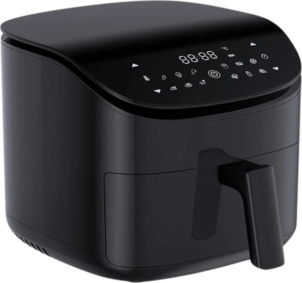 VORLOU Multifunctionele Airfryer 3.5L Zwart
