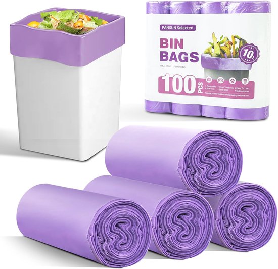 Vuilniszakken Klein Paars 100 Stuks