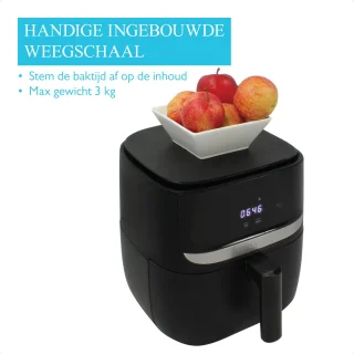 Wartmann WM 2203AF Keramische Airfryer 5,7L Zwart