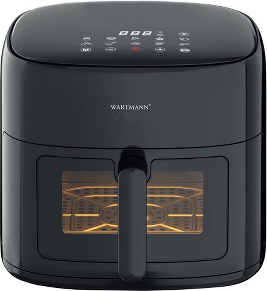 De Wartmann WM-2408 AF Airfryer 6L 1500W in één oogopslag