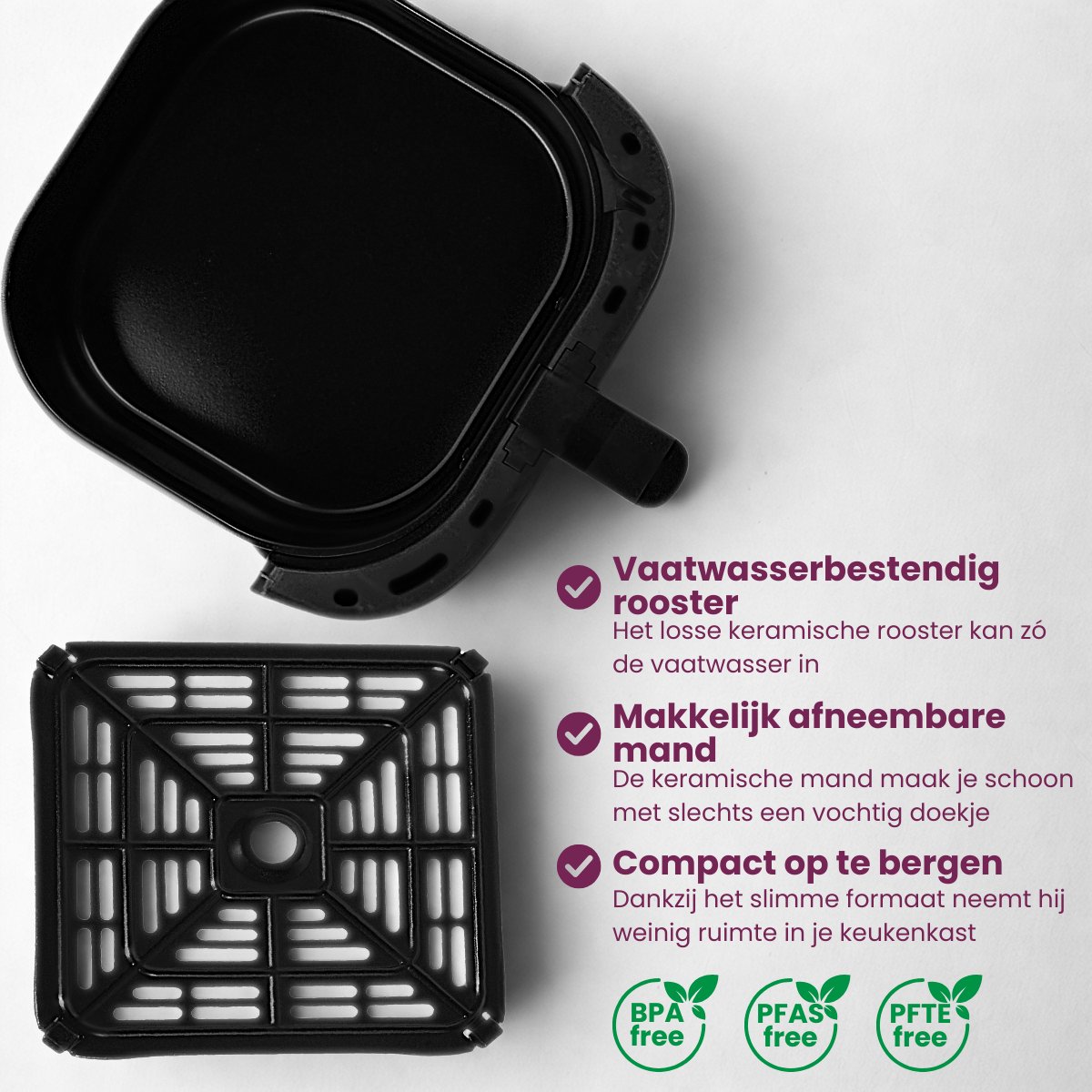 Wat vinden we goed aan de Wartmann WM-2408 AF Airfryer 6L 1500W