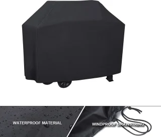 Waterdichte barbecuehoes 420D voor gasgrills 145x61x117 cm