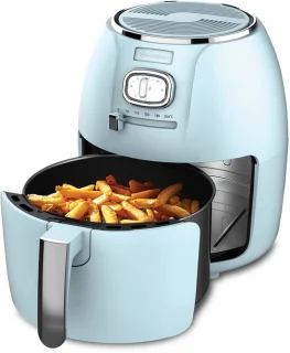 Westinghouse Retro Heteluchtfriteuse 4L Blauw