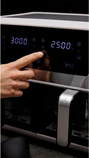 White-label Dubbele Airfryer XXXL 9L Zilver