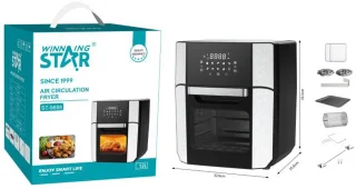 Winning Star Airfryer 12L Digitaal 1800W