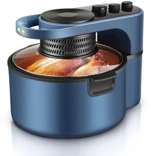 Wizbay Premium Select 8l Visual Airfryer met glazen inkijk