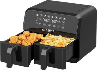 XL Dubbele Airfryer 8L 1700W Zwart