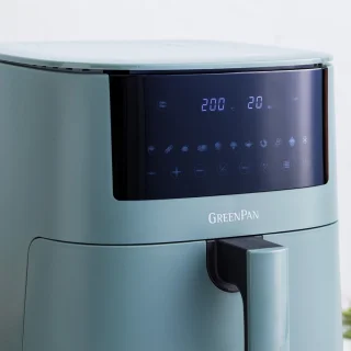 XXL Air Fryer 7,2 L Smokey Blue + Receptenboek Sandra's