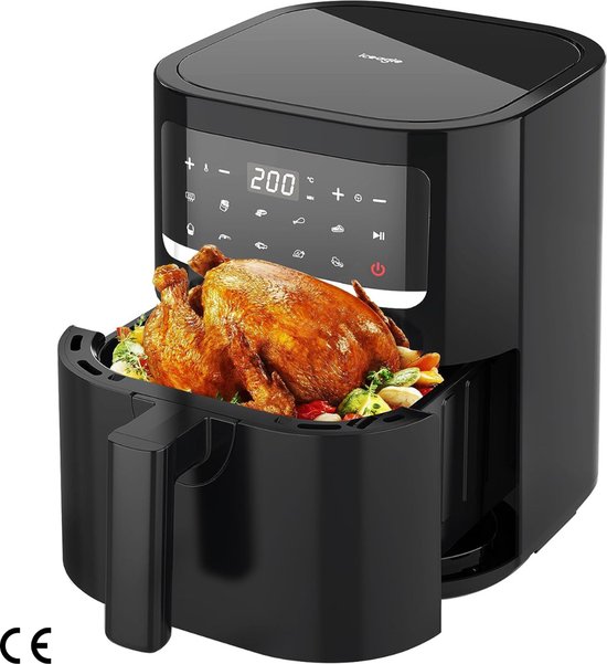 XXL Airfryer 5,5L digitaal LED touchscreen 1400W