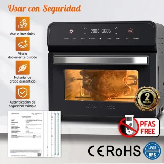 XXL Heteluchtfriteuse 24L Mini-oven