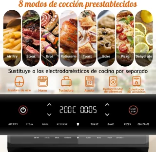 XXL Heteluchtfriteuse 24L Mini-oven