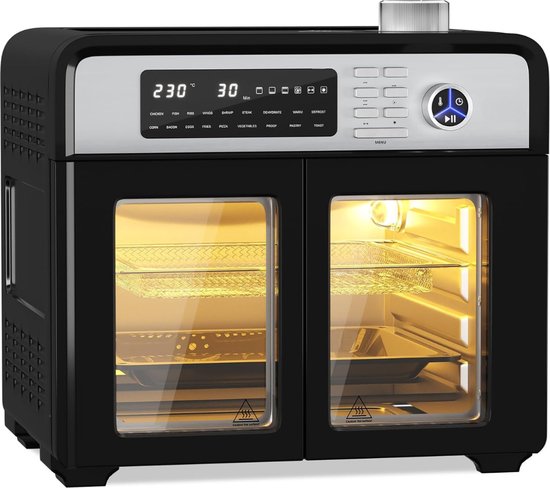 XXL Heteluchtfriteuse 28L Mini-Oven 1700W