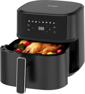 XXL heteluchtfriteuse 6.5l zwart
