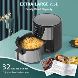 XXL Heteluchtfriteuse 7,5 L