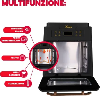 XXL Hybride Oven-Luchtfriteuse 12L