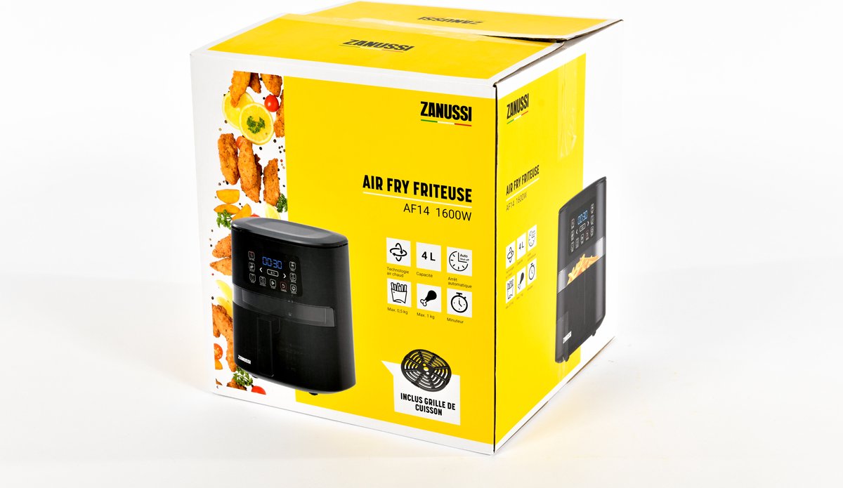 Zanussi AF14 Essential Airfryer 4L Zwart