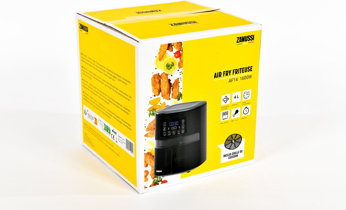 Zanussi AF14 Essential Airfryer 4L Zwart