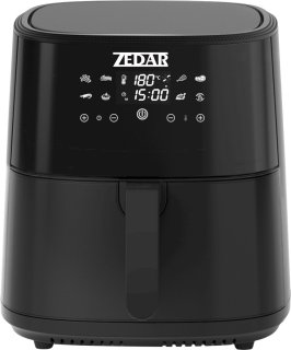 Zedar AF600 Airfryer XXL 8L Zwart
